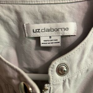 Liz Claiborne, size small, light grey